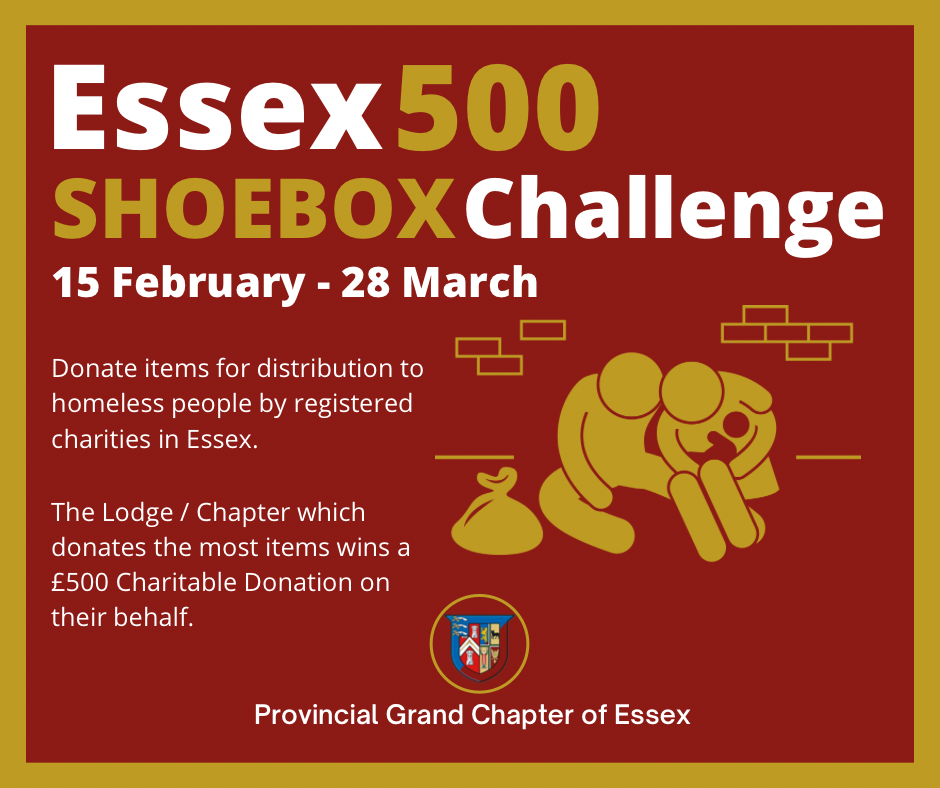 Essex 500 Shoebox Challenge Time is running out!